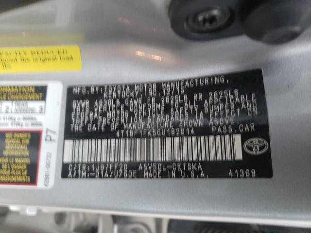 Photo 10 from auction – 2016 TOYOTA CAMRY LE with VIN 4T1BF1FK5GU182914