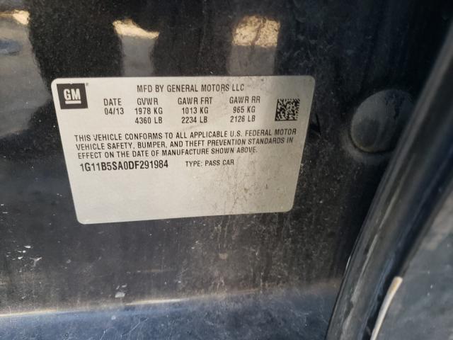 Photo 10 from auction – 2013 CHEVROLET MALIBU LS with VIN 1G11B5SA0DF291984