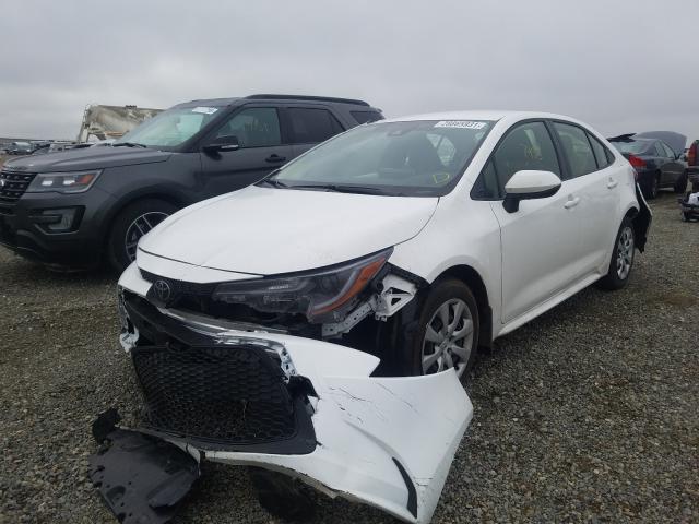 Photo 2 from auction – 2021 TOYOTA COROLLA LE with VIN JTDEPMAE7MJ121868