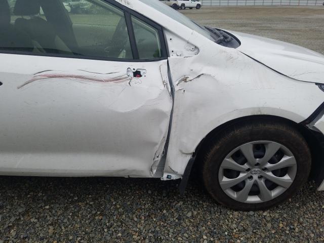 Photo 9 from auction – 2021 TOYOTA COROLLA LE with VIN JTDEPMAE7MJ121868
