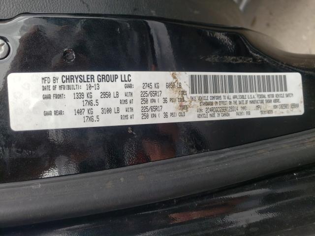 Photo 10 from auction – 2014 DODGE GRAND CARA with VIN 2C4RDGCG5ER129314
