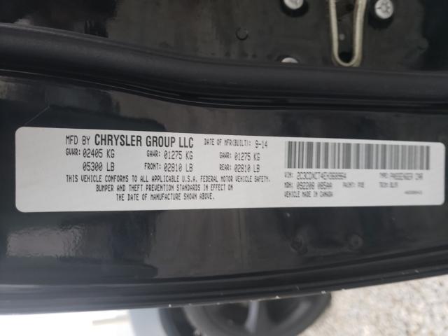 Photo 10 from auction – 2014 DODGE CHARGER R/ with VIN 2C3CDXCT4EH368964