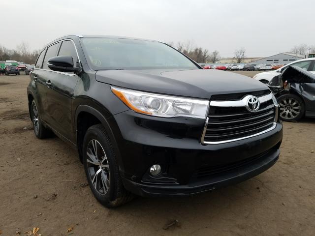 TOYOTA HIGHLANDER 2016 with VIN 5TDJKRFH1GS322976 - Photo from auction
