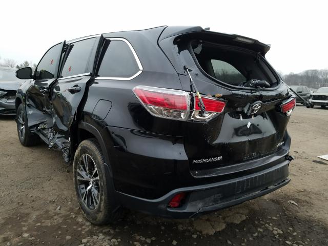 Photo 3 from auction – 2016 TOYOTA HIGHLANDER with VIN 5TDJKRFH1GS322976