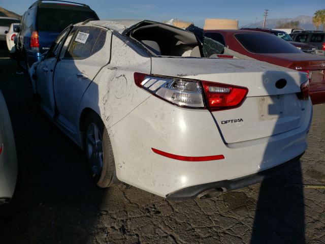Photo 3 from auction – 2015 KIA OPTIMA LX with VIN 5XXGM4A75FG355095