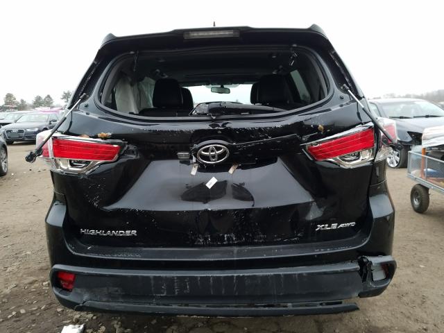 Photo 10 from auction – 2016 TOYOTA HIGHLANDER with VIN 5TDJKRFH1GS322976