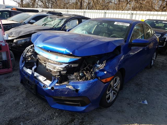 Photo 2 from auction – 2017 HONDA CIVIC LX with VIN 19XFC2F55HE222701