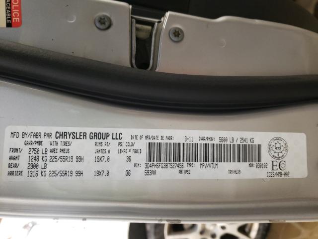 Photo 10 from auction – 2011 DODGE JOURNEY R/ with VIN 3D4PH6FG3BT527456
