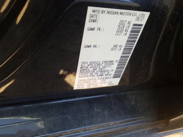 Photo 10 from auction – 2018 NISSAN ALTIMA with VIN 1N4AL3APXJC101805