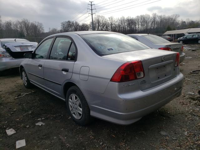 Photo 3 from auction – 2004 HONDA CIVIC DX with VIN 2HGES15134H554143