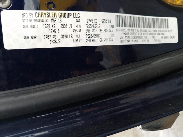 Photo 10 from auction – 2013 CHRYSLER TOWN & COU with VIN 2C4RC1CG8DR736564