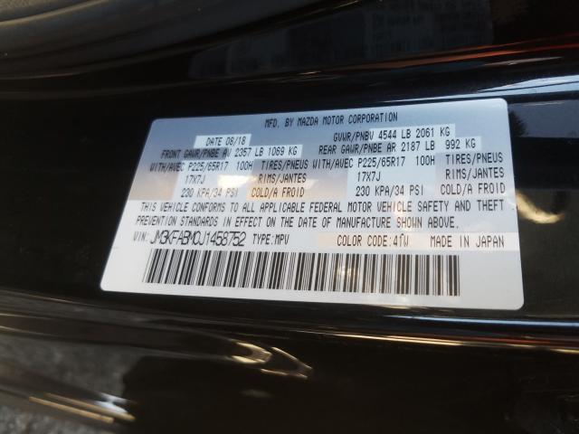 Photo 10 from auction – 2018 MAZDA CX-5 with VIN JM3KFABM0J1458752