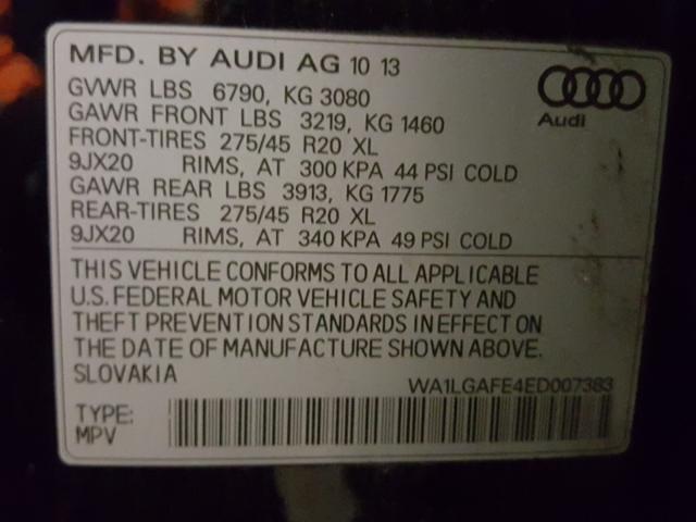 Photo 10 from auction – 2014 AUDI Q7 PREMIUM with VIN WA1LGAFE4ED007383