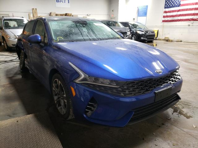 KIA K5 EX 2021 with VIN 5XXG34J20MG038331 - Photo from auction