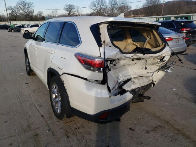 Photo 3 from auction – 2016 TOYOTA HIGHLANDER with VIN 5TDBKRFH7GS346705