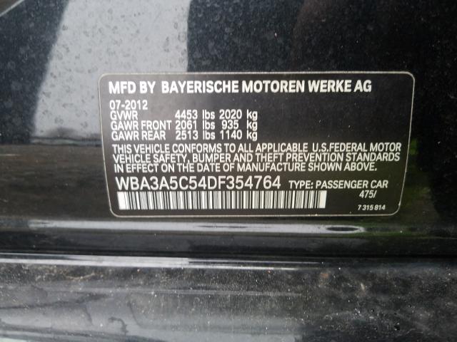 Photo 10 from auction – 2013 BMW 328 I with VIN WBA3A5C54DF354764