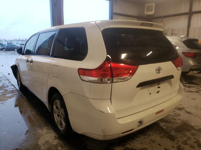 Photo 3 from auction – 2012 TOYOTA SIENNA BAS with VIN 5TDKA3DC8CS011003