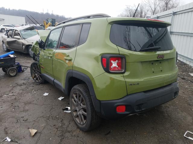 Photo 3 from auction – 2016 JEEP RENEGADE L with VIN ZACCJBBT5GPE16837