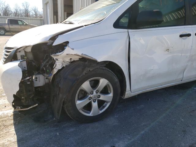 Photo 9 from auction – 2015 TOYOTA SIENNA with VIN 5TDZK3DC3FS597755