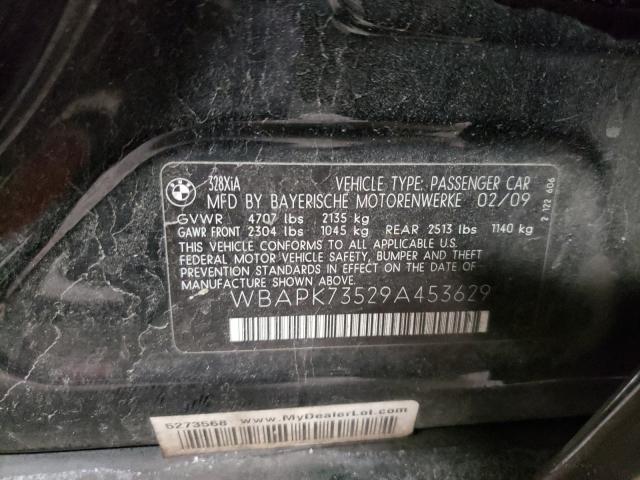 Photo 10 from auction – 2009 BMW 328 XI with VIN WBAPK73529A453629