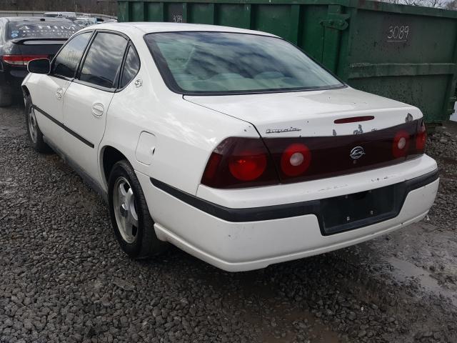 Photo 3 from auction – 2003 CHEVROLET IMPALA with VIN 2G1WF52E139213041