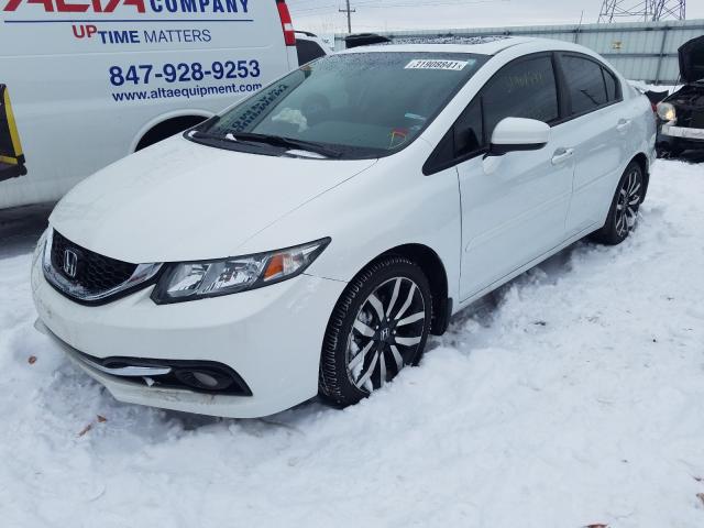 Photo 2 from auction – 2014 HONDA CIVIC EXL with VIN 19XFB2F94EE079404