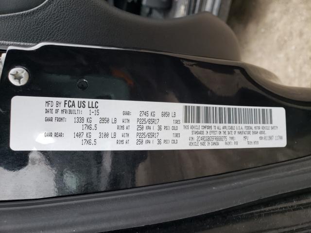 Photo 10 from auction – 2015 DODGE GRAND CARA with VIN 2C4RDGBG5FR668275