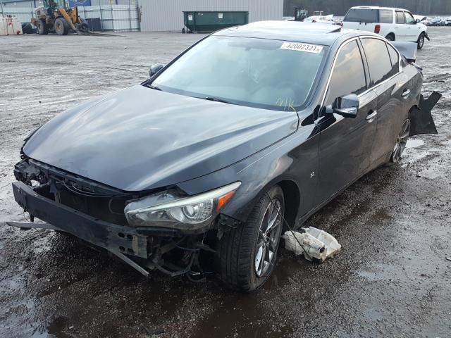 Photo 2 from auction – 2014 INFINITI Q50 BASE with VIN JN1BV7AP2EM677939
