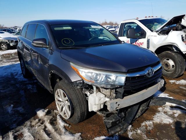 Photo 1 from auction – 2015 TOYOTA HIGHLANDER with VIN 5TDZARFH7FS012321