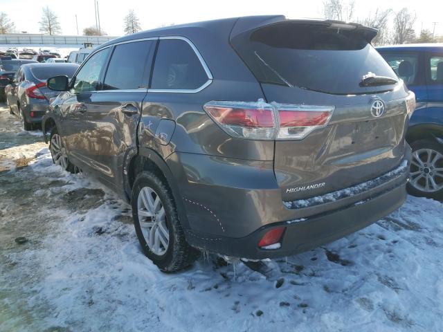 Photo 3 from auction – 2015 TOYOTA HIGHLANDER with VIN 5TDZARFH7FS012321