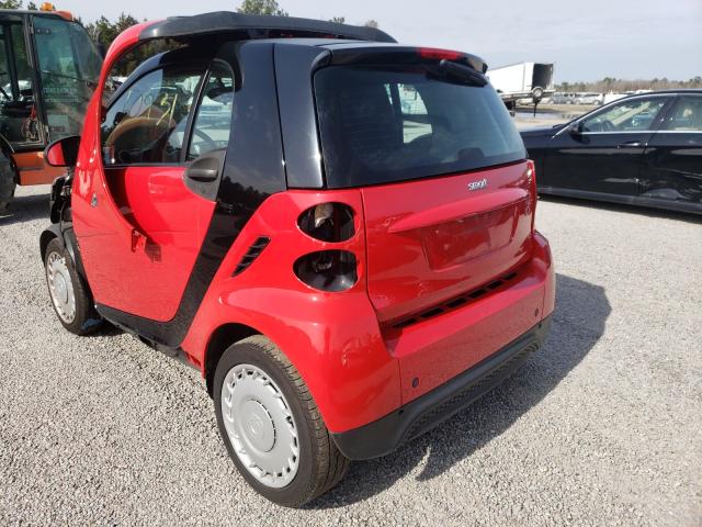 Photo 3 from auction – 2015 SMART FORTWO PUR with VIN WMEEJ3BA4FK793960