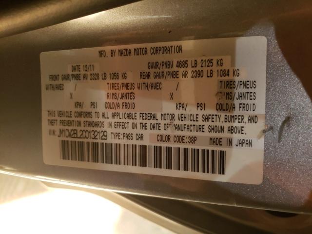 Снимка 10 от търг – 2012 MAZDA 5 с VIN JM1CW2BL2C0132129