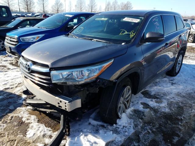 Photo 2 from auction – 2015 TOYOTA HIGHLANDER with VIN 5TDZARFH7FS012321