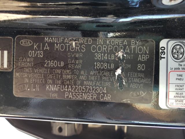 Photo 10 from auction – 2013 KIA FORTE EX with VIN KNAFU4A22D5732304