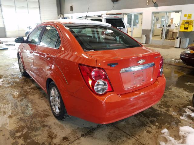 Photo 3 from auction – 2013 CHEVROLET SONIC LT with VIN 1G1JC5SH8D4181755