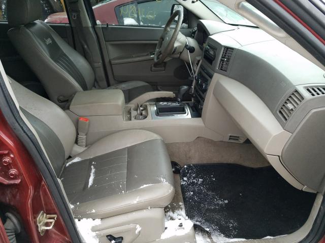 Photo 5 from auction – 2007 JEEP GRAND CHER with VIN 1J8GS48K07C549589