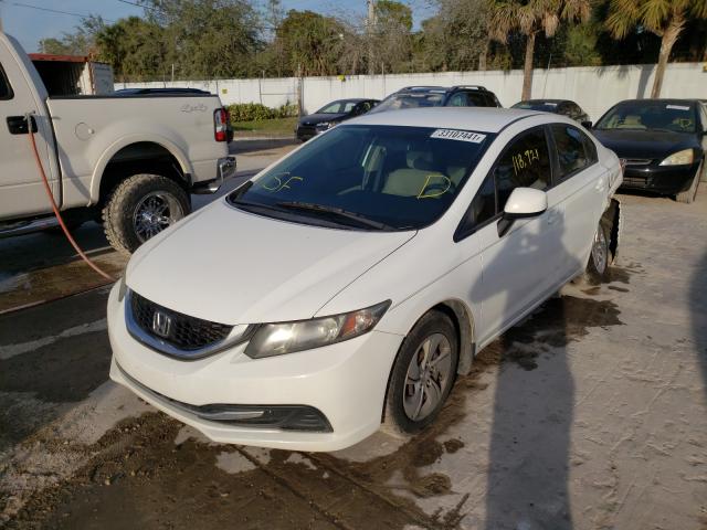 Photo 2 from auction – 2013 HONDA CIVIC LX with VIN 19XFB2F52DE055534