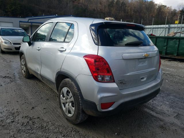 Photo 3 from auction – 2017 CHEVROLET TRAX LS with VIN 3GNCJKSB8HL278817