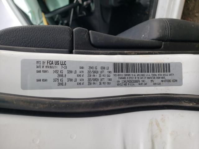 Photo 10 from auction – 2019 JEEP GRAND CHER with VIN 1C4RJFAG5KC838870