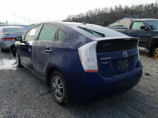 Photo 3 from auction – 2011 TOYOTA PRIUS with VIN JTDKN3DU7B5333567