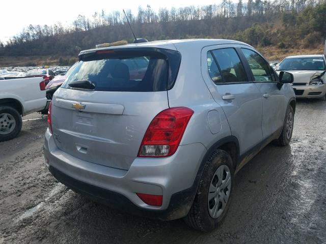 Photo 4 from auction – 2017 CHEVROLET TRAX LS with VIN 3GNCJKSB8HL278817