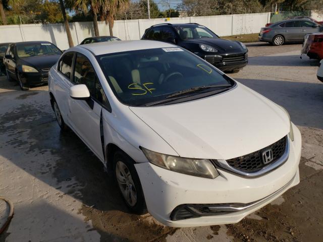 HONDA CIVIC LX 2013 with VIN 19XFB2F52DE055534 - Photo from auction