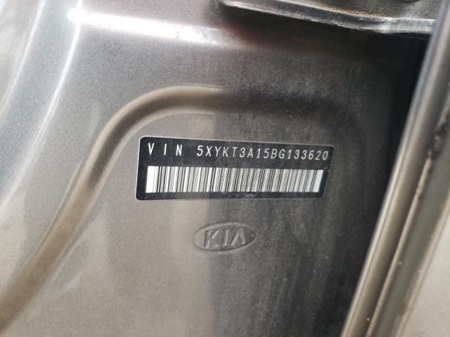 Photo 10 from auction – 2011 KIA SORENTO BA with VIN 5XYKT3A15BG133620