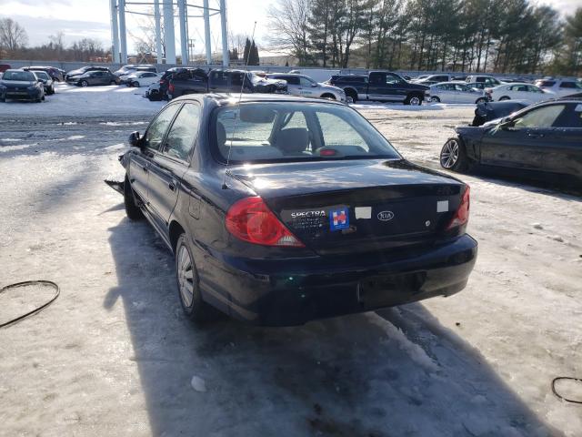 Photo 3 from auction – 2002 KIA SPECTRA BA with VIN KNAFB121X25142973