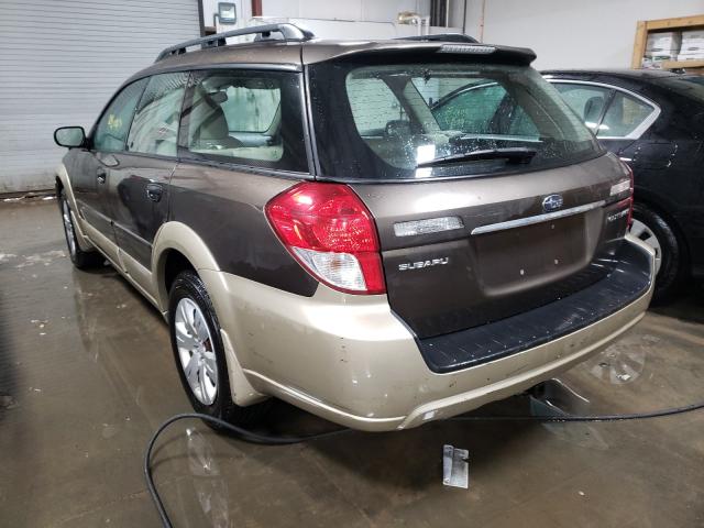 Photo 3 from auction – 2008 SUBARU OUTBACK with VIN 4S4BP60C787324787