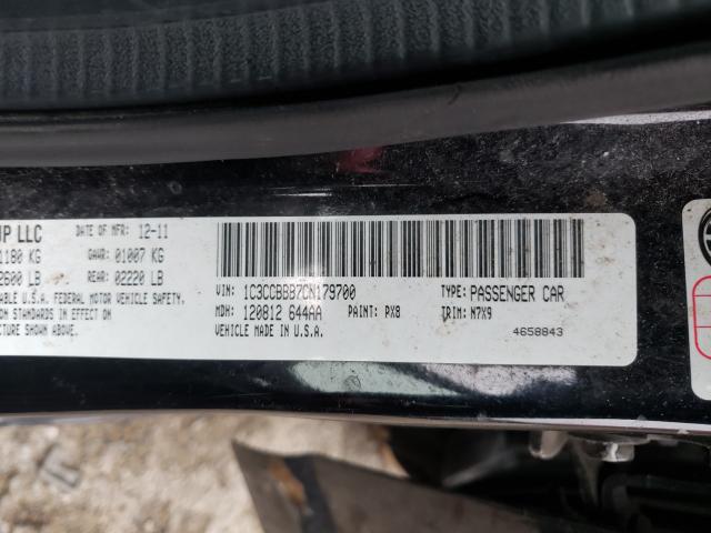 Photo 10 from auction – 2012 CHRYSLER 200 TOURIN with VIN 1C3CCBBB7CN179700