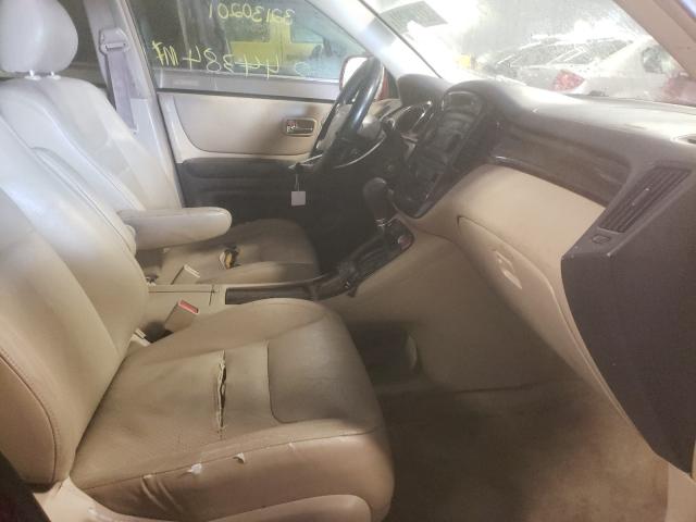 Photo 5 from auction – 2002 TOYOTA HIGHLANDER with VIN JTEGF21A220033757