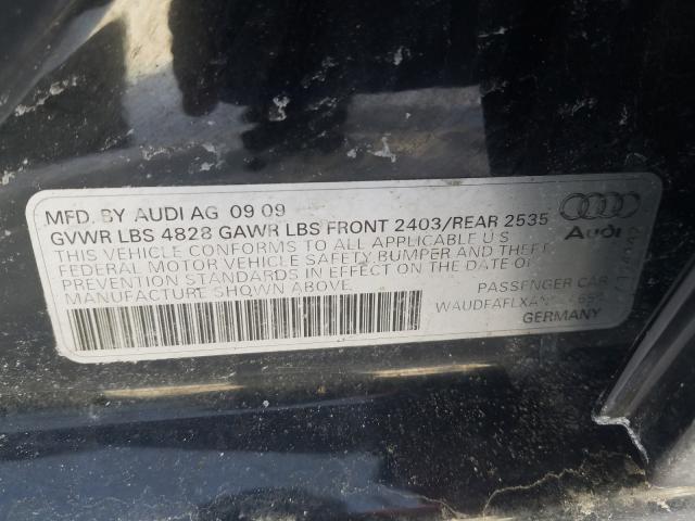 Photo 10 from auction – 2010 AUDI A4 PREMIUM with VIN WAUDFAFLXAN024654