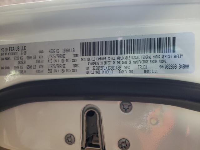 Photo 10 from auction – 2018 RAM 2500 LARAM with VIN 3C6UR5FLXJG261436