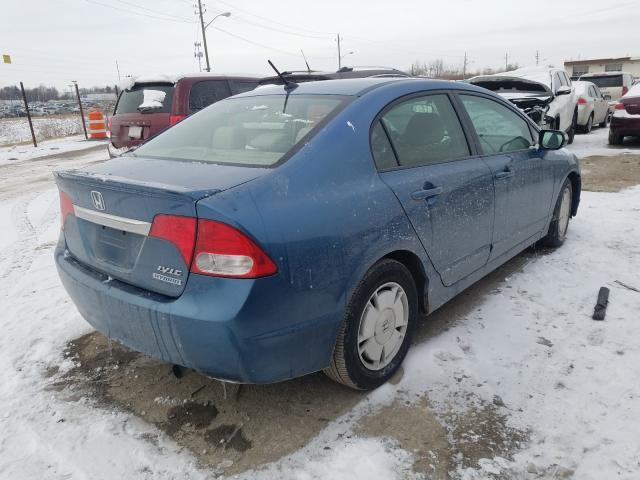 Photo 4 from auction – 2009 HONDA CIVIC HYBR with VIN JHMFA36279S005116